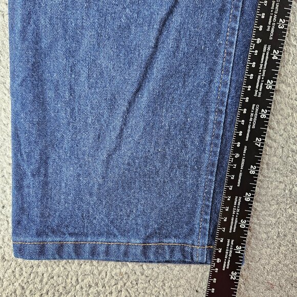 Wrangler Jeans Mens 38x32 Blue Regular Fit 47MWZPW Western Cowboy Cut Work Pants - Picture 11 of 15